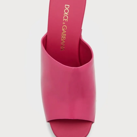 Dolce & Gabbana Studded Patent Leather Clog Mules - Picture 4 of 5
